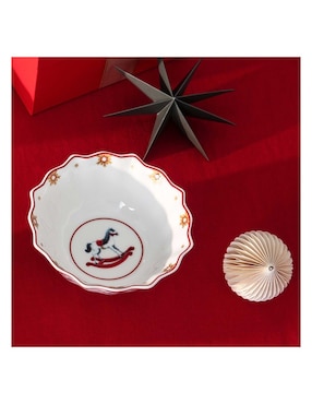 Vajilla cerrada navideña Villeroy & Boch Toy's Delight de porcelana para 2 personas