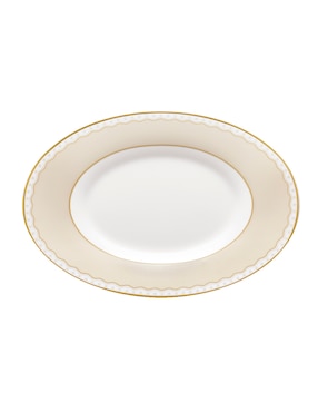 Mantequillero Noritake Carnivale Champagne de porcelana