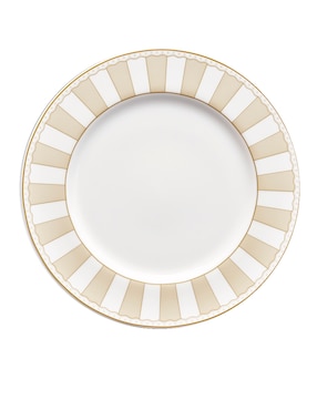 Plato trinche Noritake Carnivale Champagne de porcelana