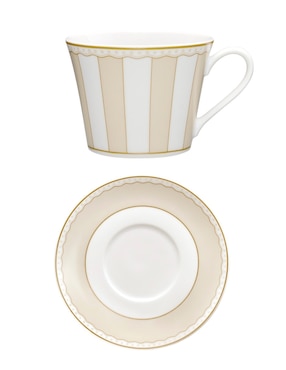Taza terno Noritake Carnivale Champagne 2 piezas