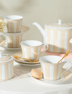 Taza terno Noritake Carnivale Champagne 2 piezas