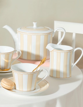 Cremera Noritake Carnivale Champagne de porcelana