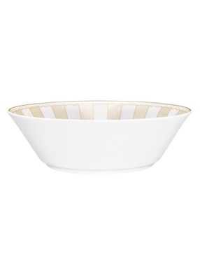 Ensaladera Noritake Carnivale Champagne de porcelana
