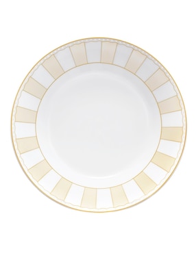 Ensaladera Noritake Carnivale Champagne de porcelana