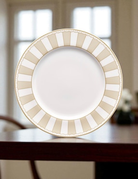 Plato Noritake Carnivale Champagne de porcelana