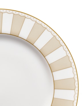 Plato ensalada Noritake Carnivale Champagne de porcelana