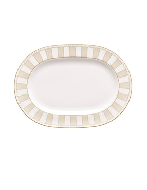 Plato Noritake Carnivale Champagne de porcelana