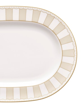 Plato Noritake Carnivale Champagne de porcelana