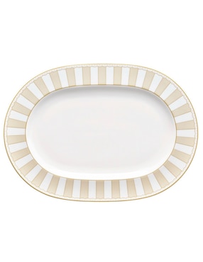 Plato Noritake Carnivale Champagne de porcelana