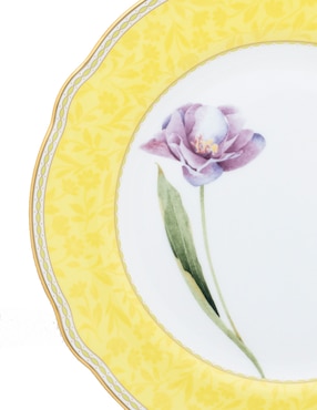 Plato ensalada Noritake HARVEST DREAM AMARILLO de porcelana