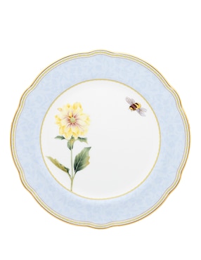 Plato ensalada Noritake HARVEST DREAM AZUL de porcelana
