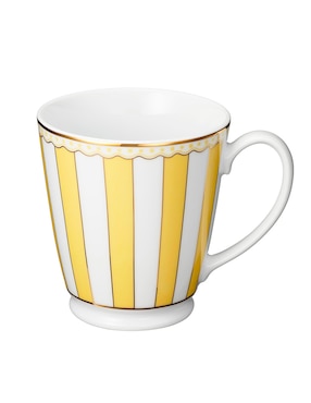 Taza redonda Noritake Carnivale yellow