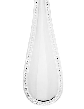 Tenedor Christofle Perles plateado