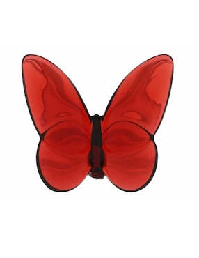 Figura decorativa de mariposa Baccarat Topacio de cristal