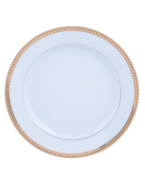 Plato postre Christofle de porcelana