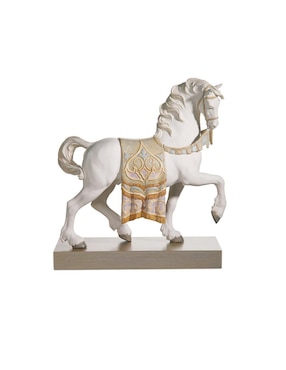 Escultura Lladró Caballo Cortesano Blanco