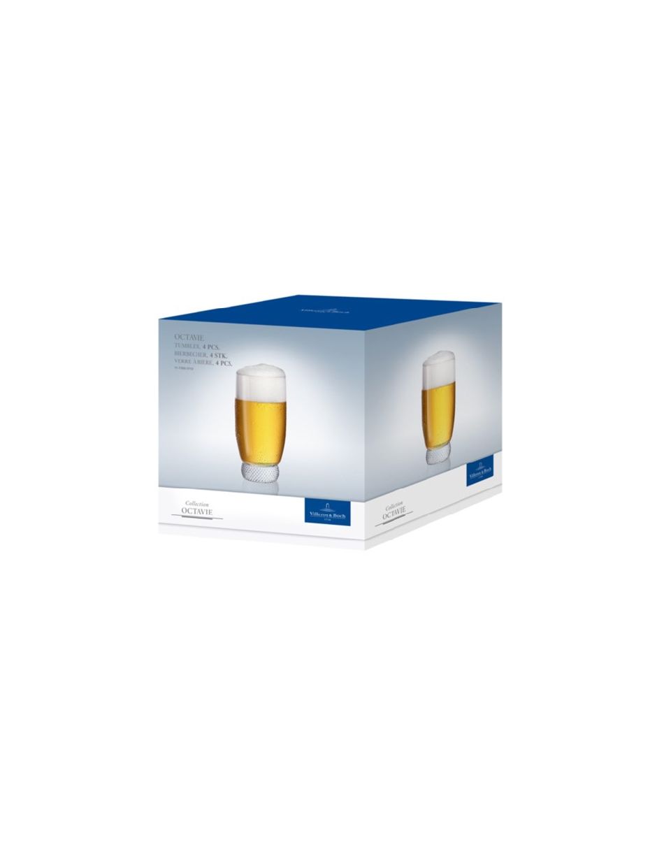 Vaso para cerveza Octavie de cristal 2