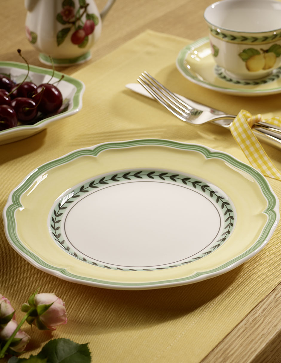 Plato postre de porcelana 2