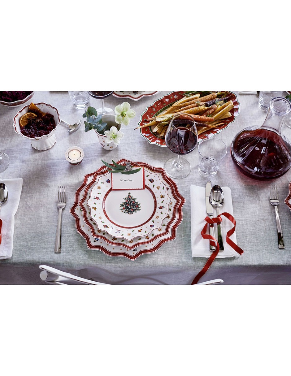 Plato postre de porcelana 2