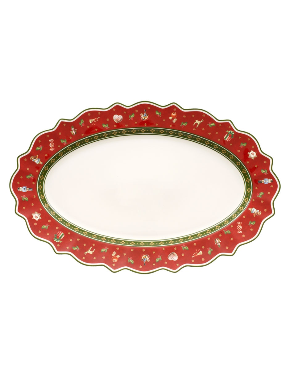 Platón navideño Toy's Delight de porcelana