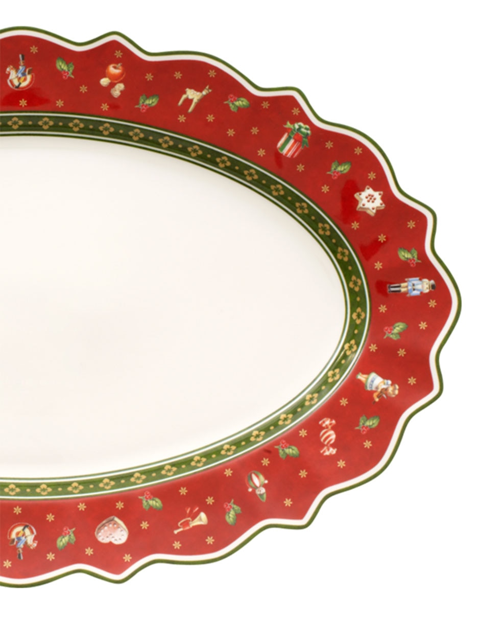 Platón navideño Toy's Delight de porcelana 2
