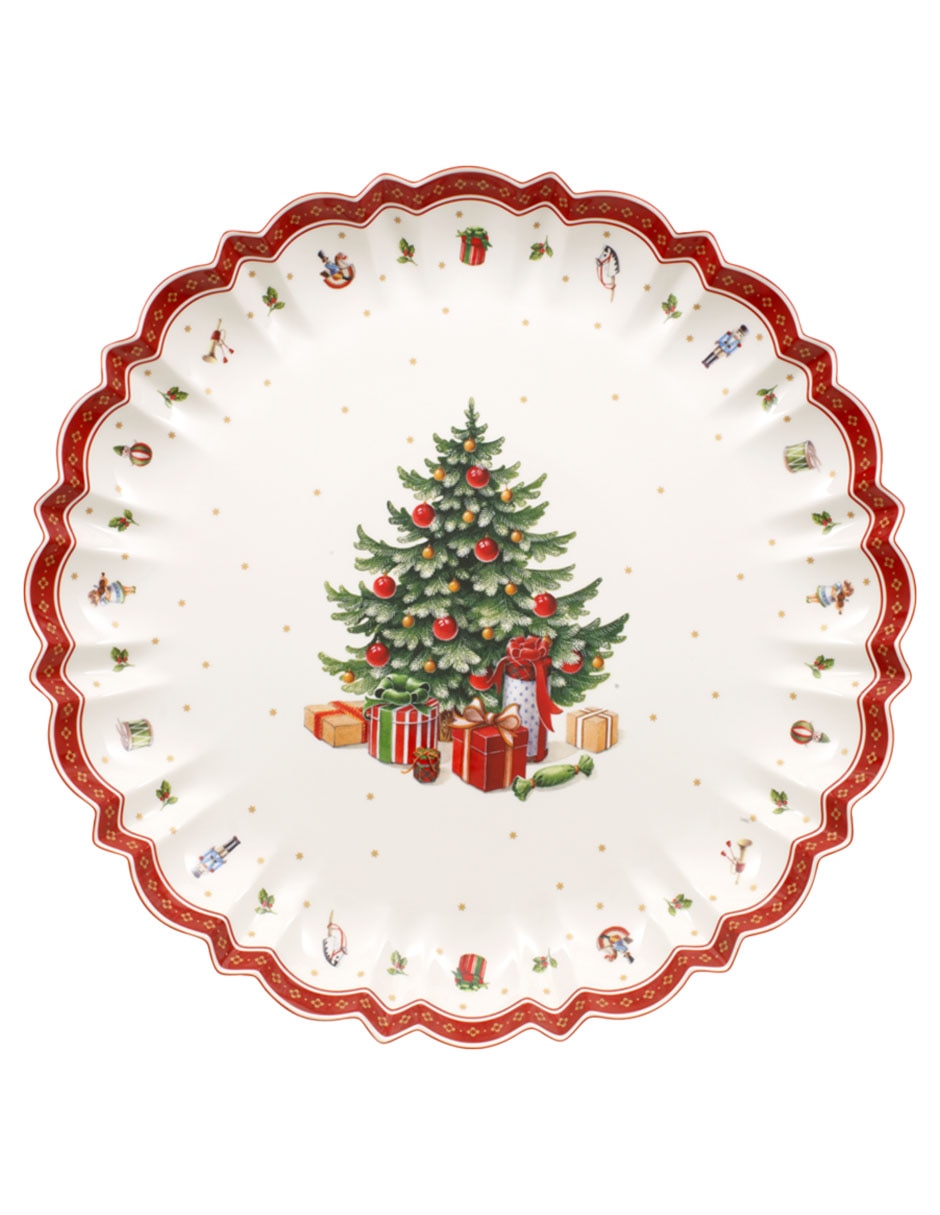 Platón navideño Toy's Delight de porcelana