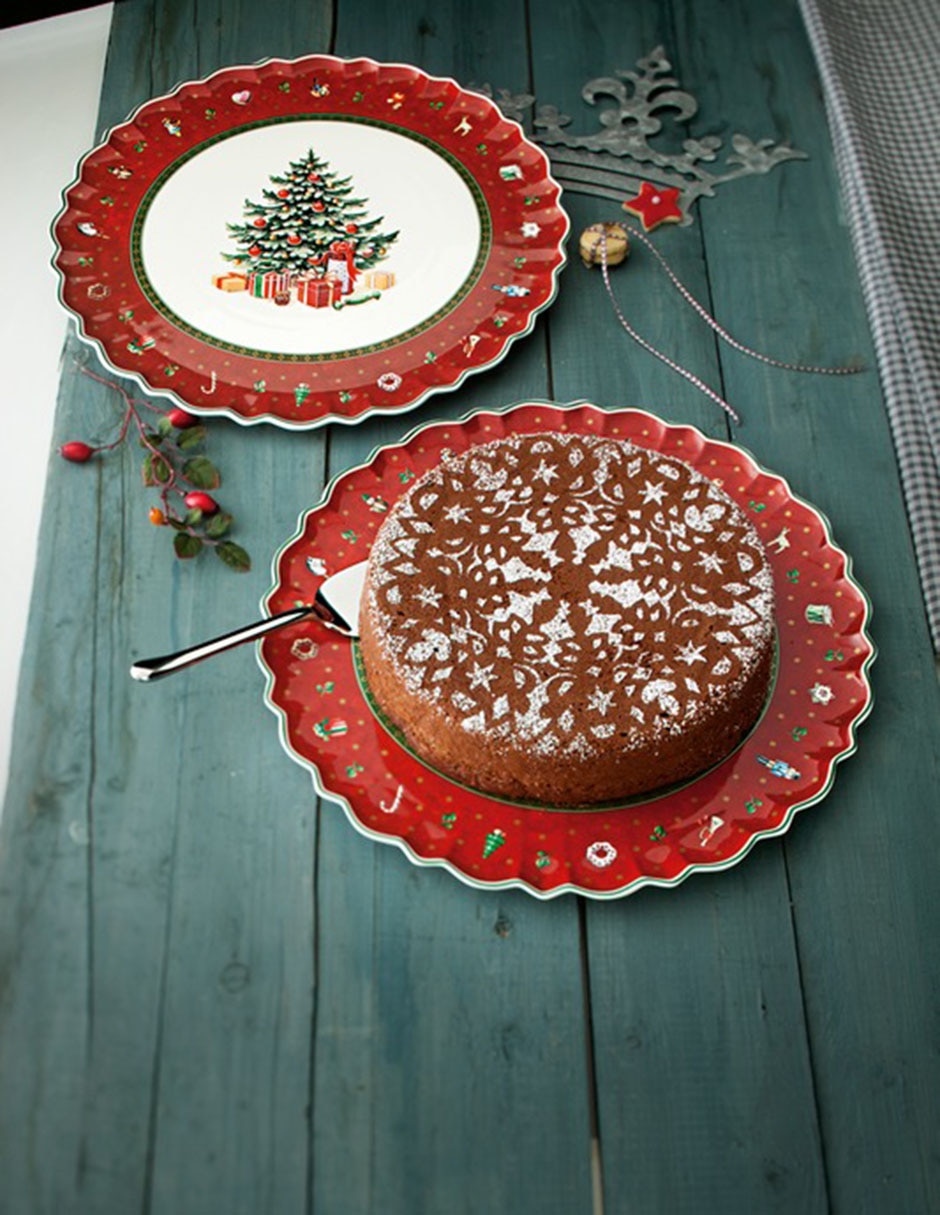 Platón navideño Toy's Delight de porcelana 4