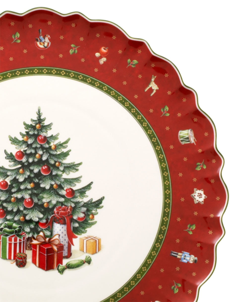 Platón navideño Toy's Delight de porcelana 2