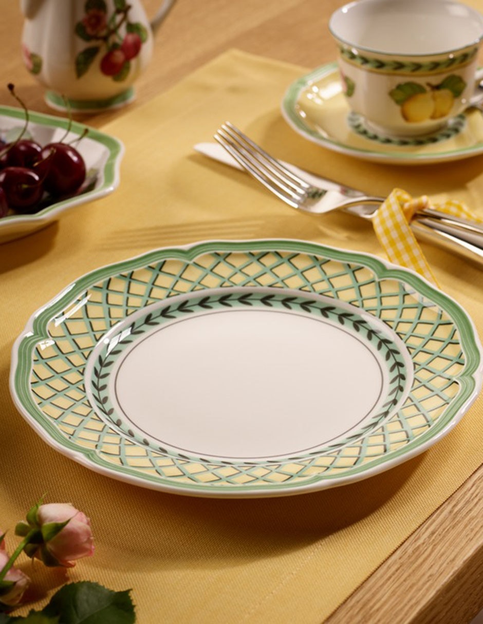 Plato French Garden de porcelana 3