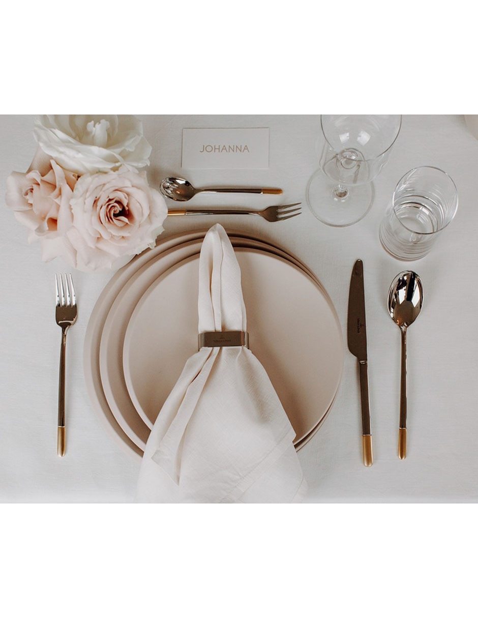 Set cubiertos Ella Gold de acero inoxidable 30 piezas 4