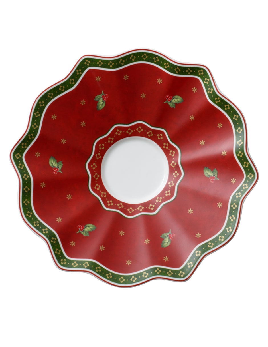Plato terno navideño Toy's Delight de porcelana Plato terno navideño Toy's Delight de porcelana