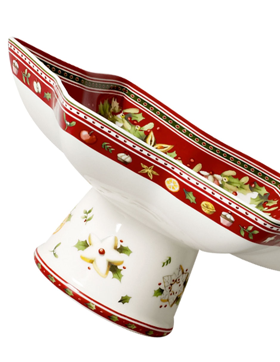 Platón navideño Winter Bakery Delight de porcelana 2