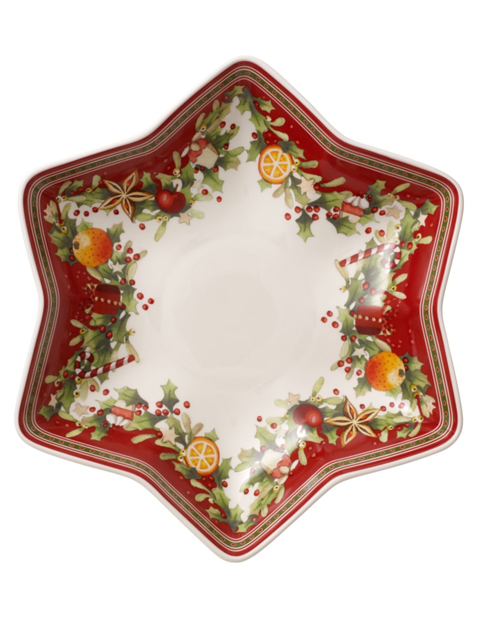 Platón navideño Winter Bakery Delight de porcelana 3