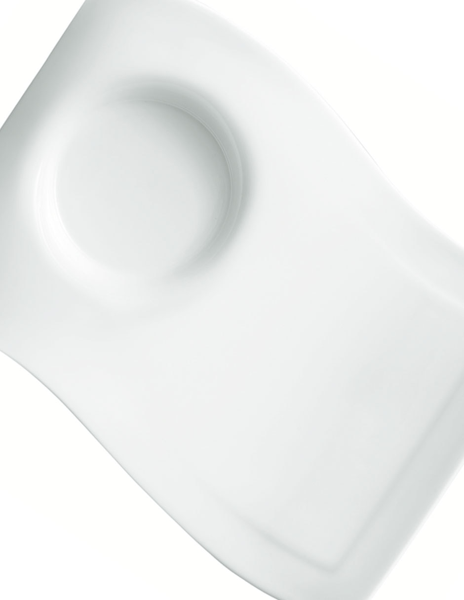 Plato trinche New Wave de porcelana 2
