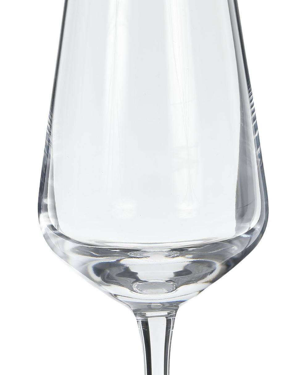 Set de copas para champán de cristal 2