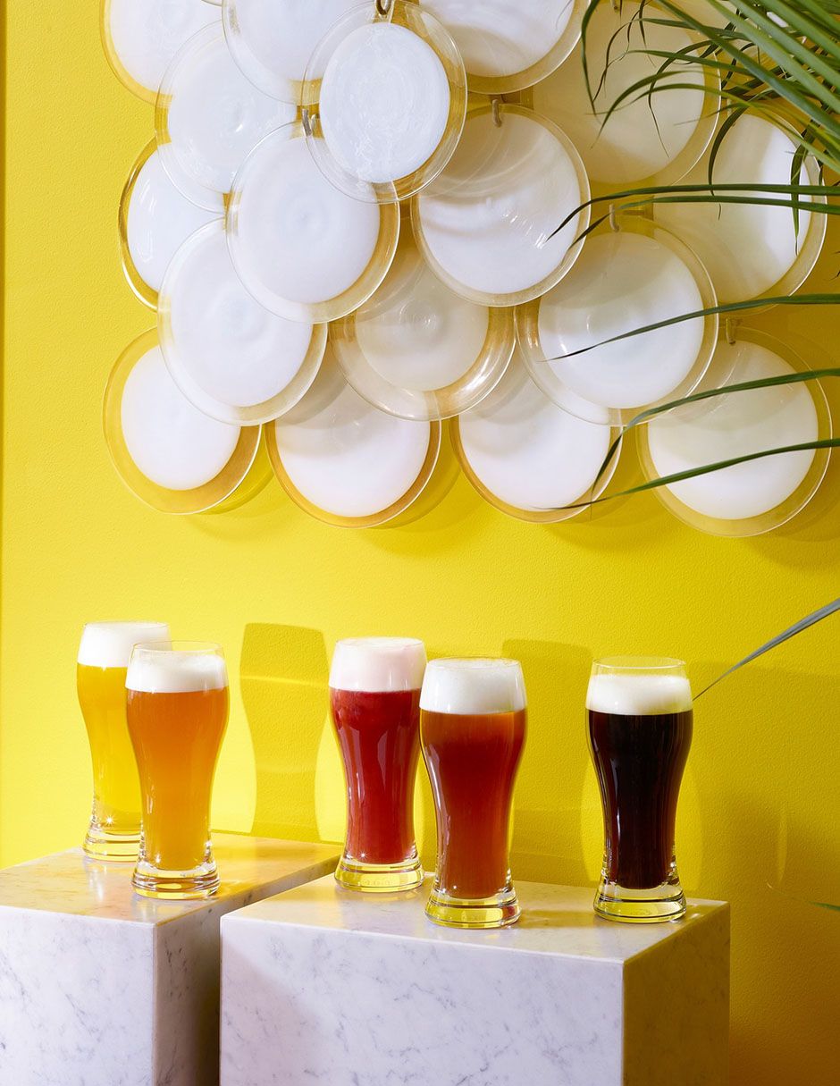 Vaso para cerveza de cristal 2