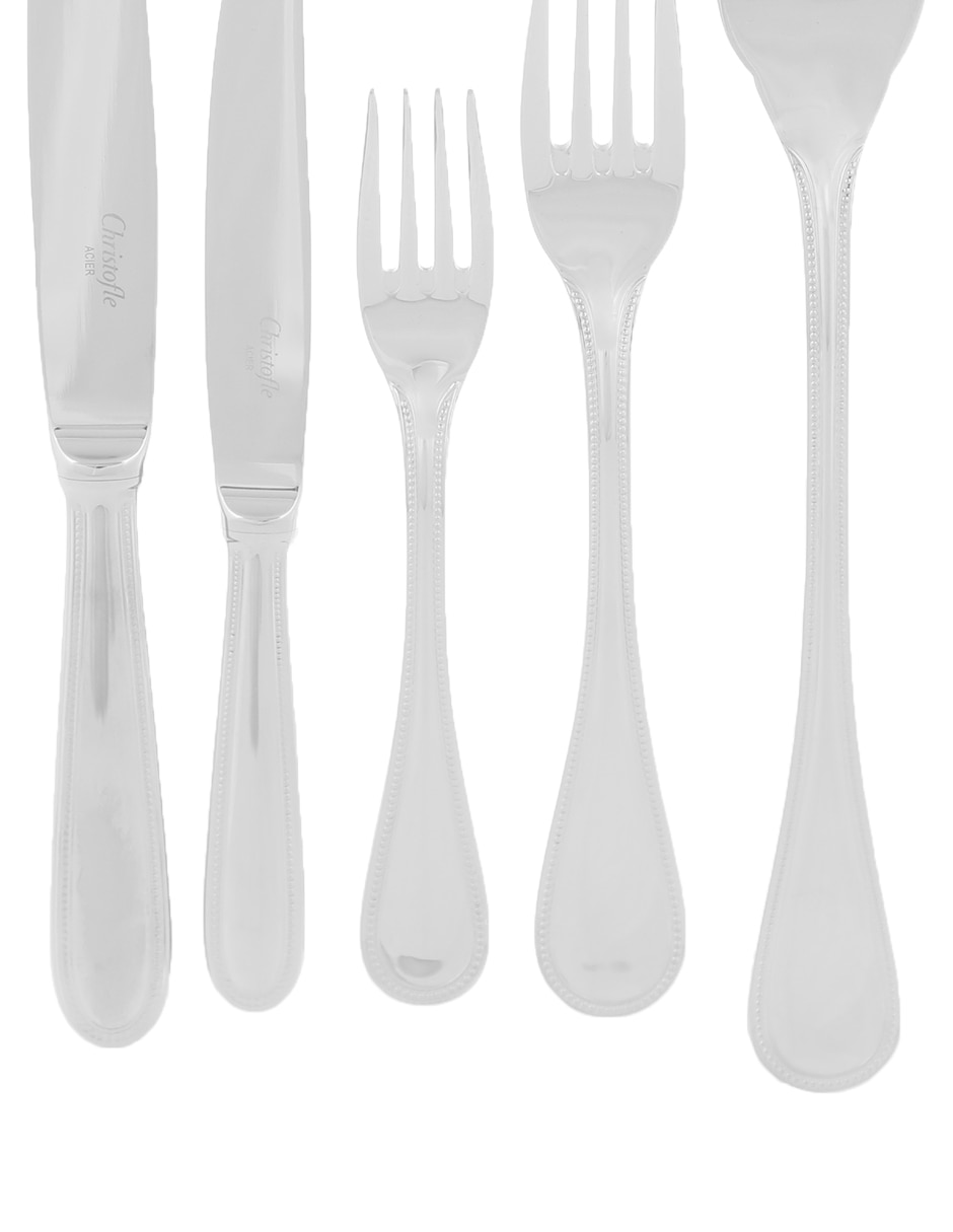 Set cubiertos de acero 75 piezas