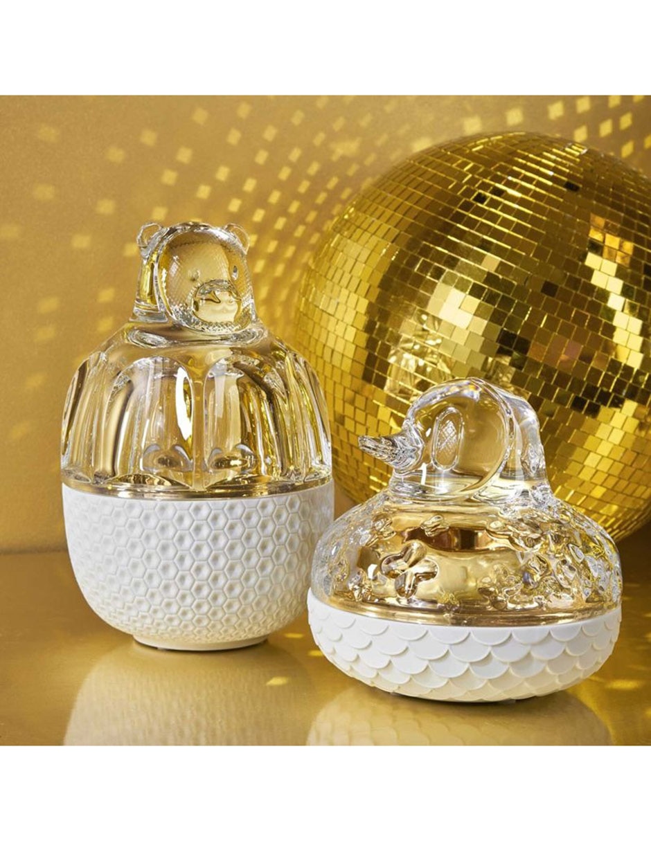 Figura decorativa de pájaro de cristal 2