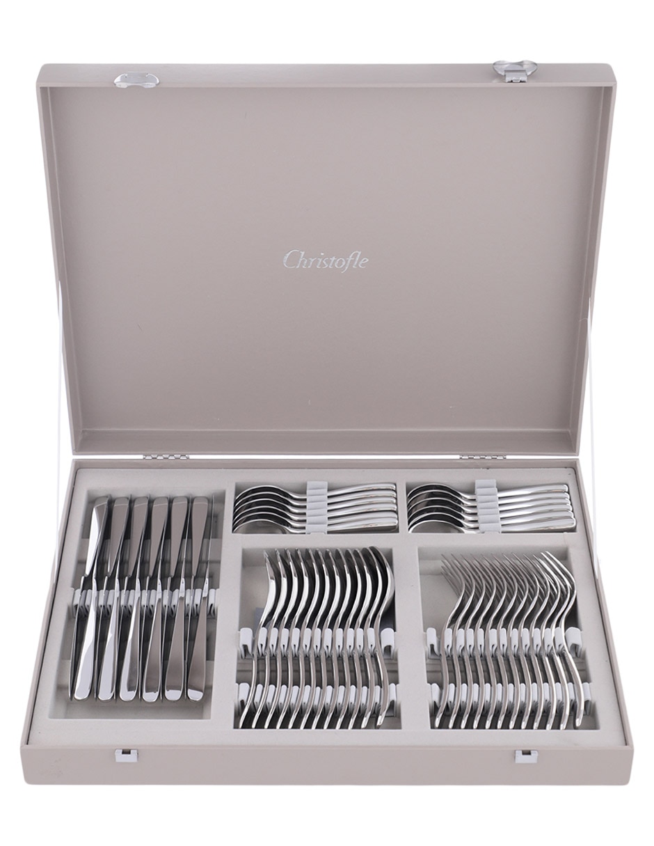 Set cubiertos de acero 48 piezas 4