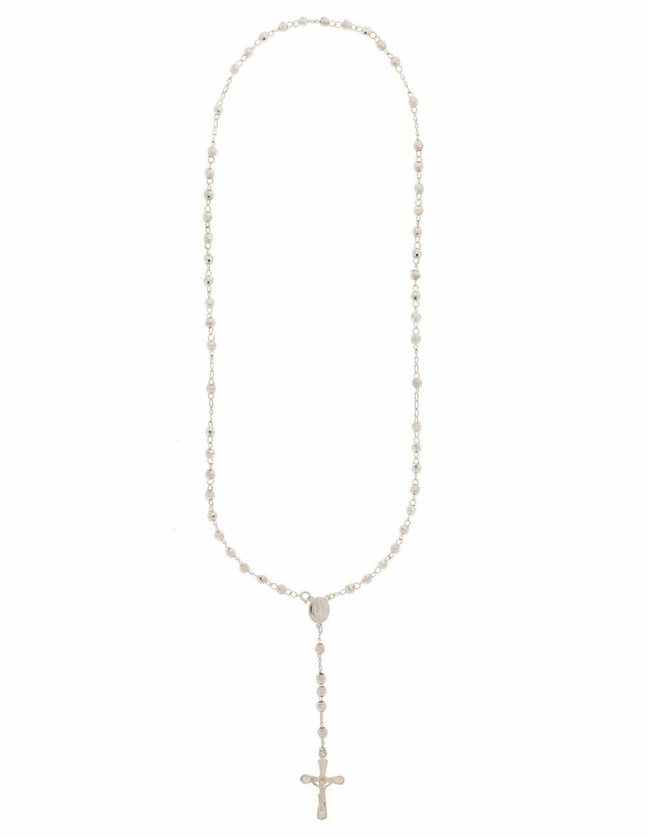 Rosario cadena de plata