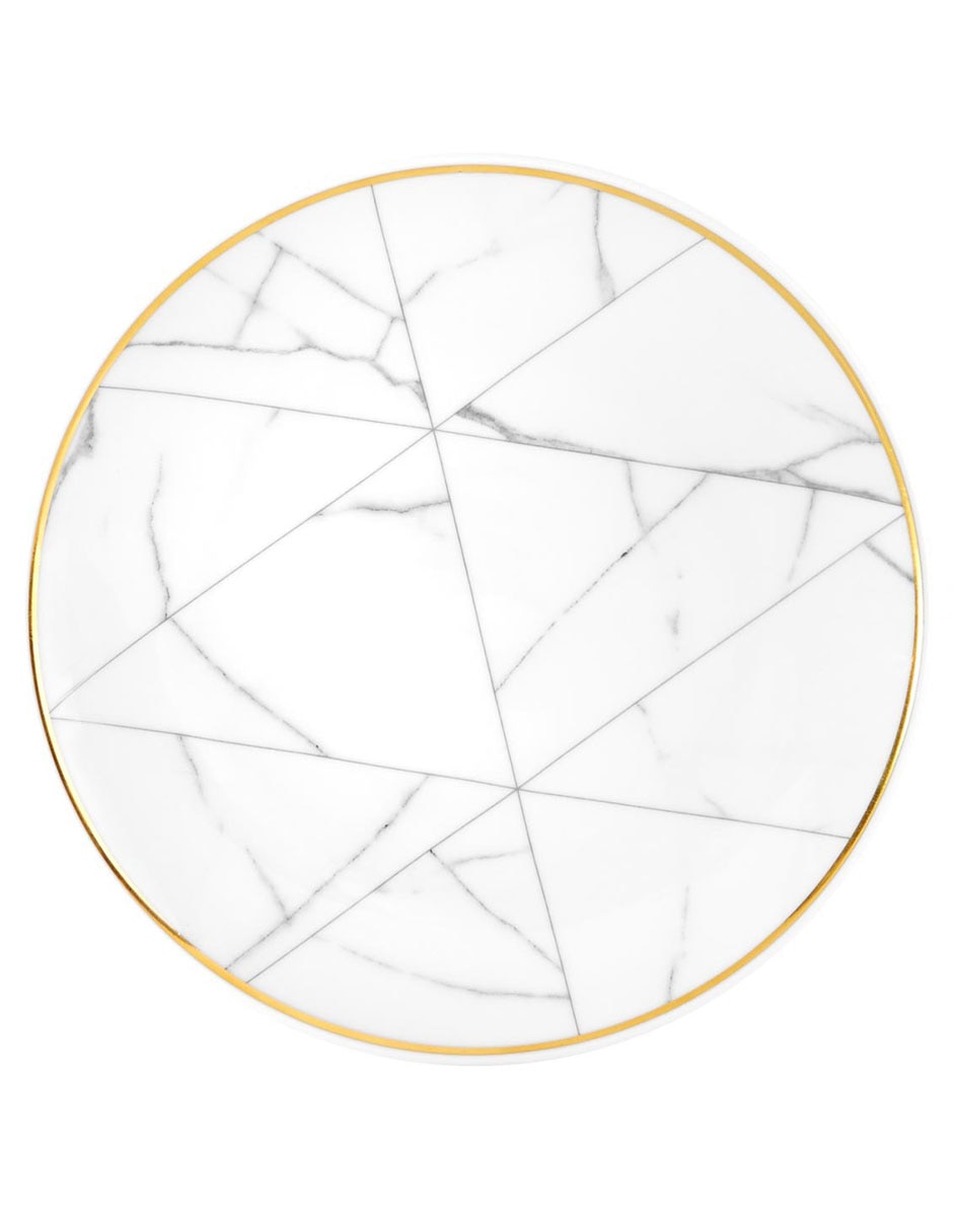 Plato Carrara de porcelana