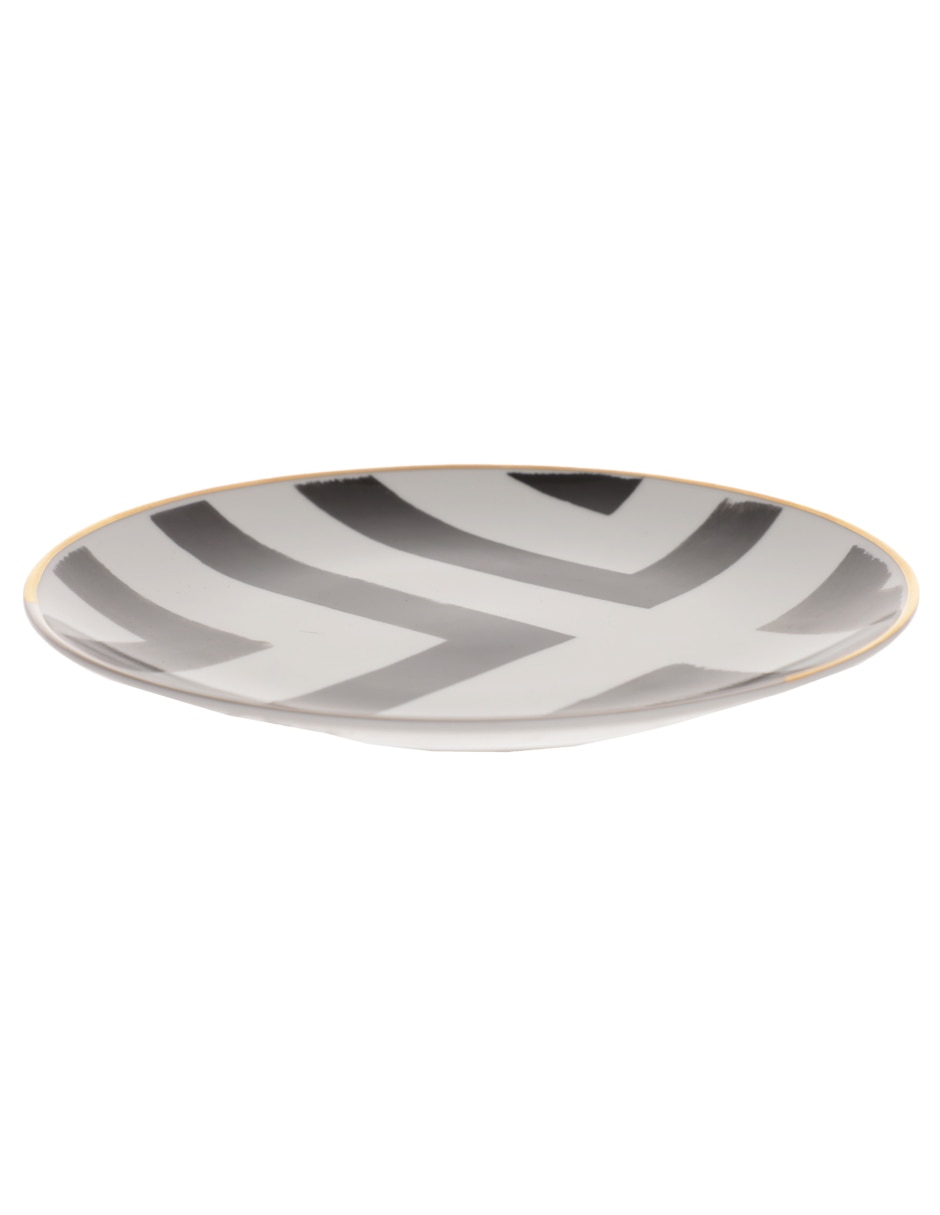 Plato pan Sol y Sombra de porcelana