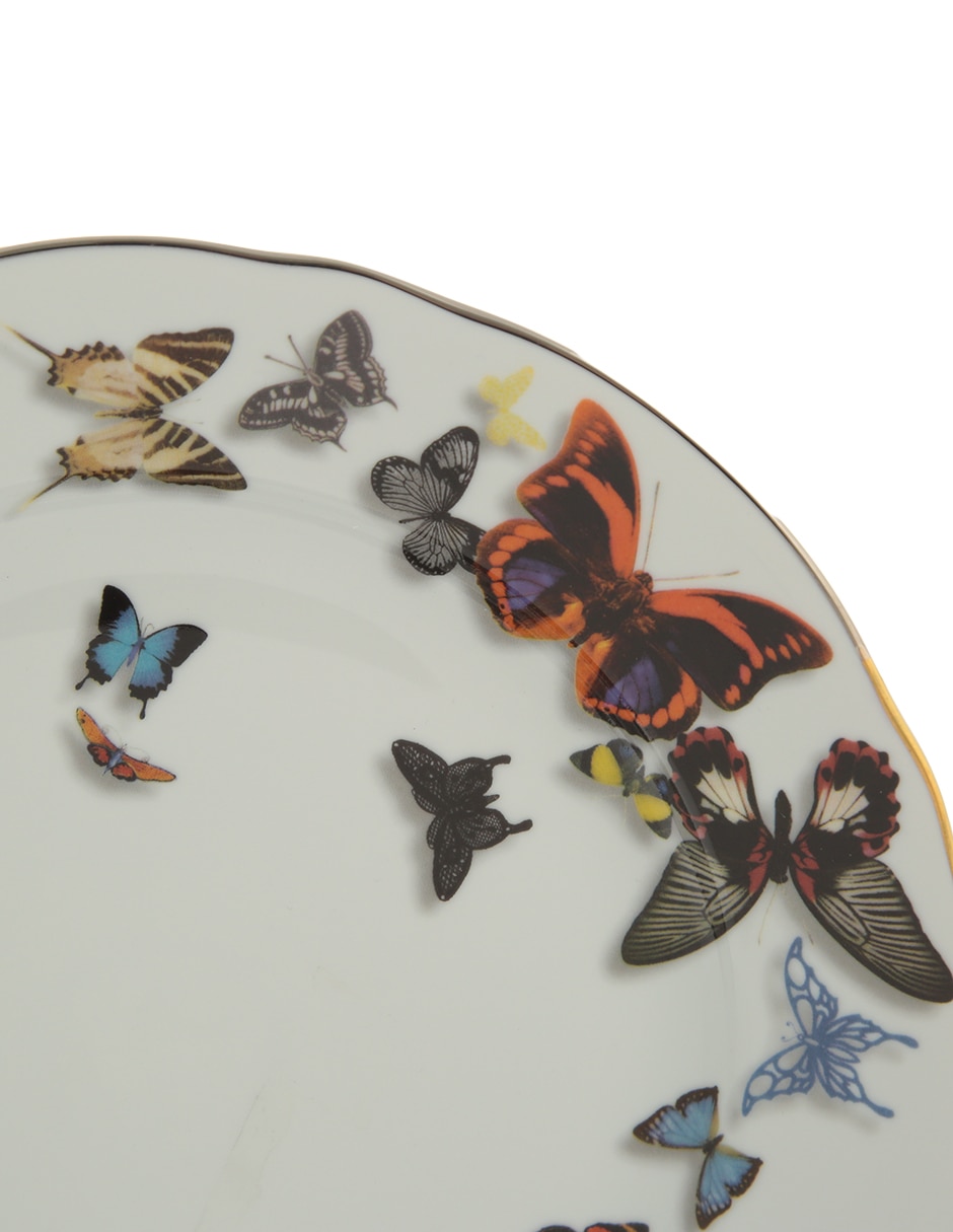 Plato trinche Butterfly Parade de porcelana 3