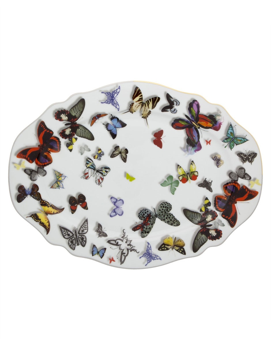 Platón Butterfly de porcelana