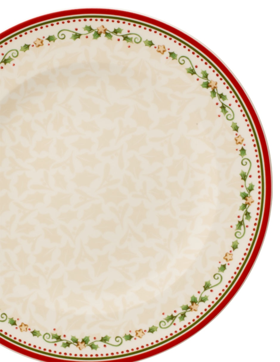 Platón navideño Falling Star de porcelana 2