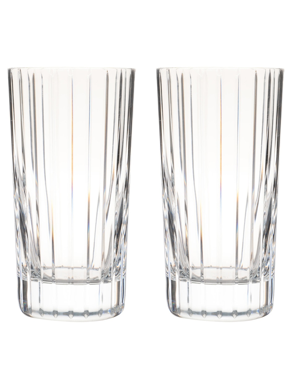 Set 4 Vasos Cristal Frase - Chambao Decoración