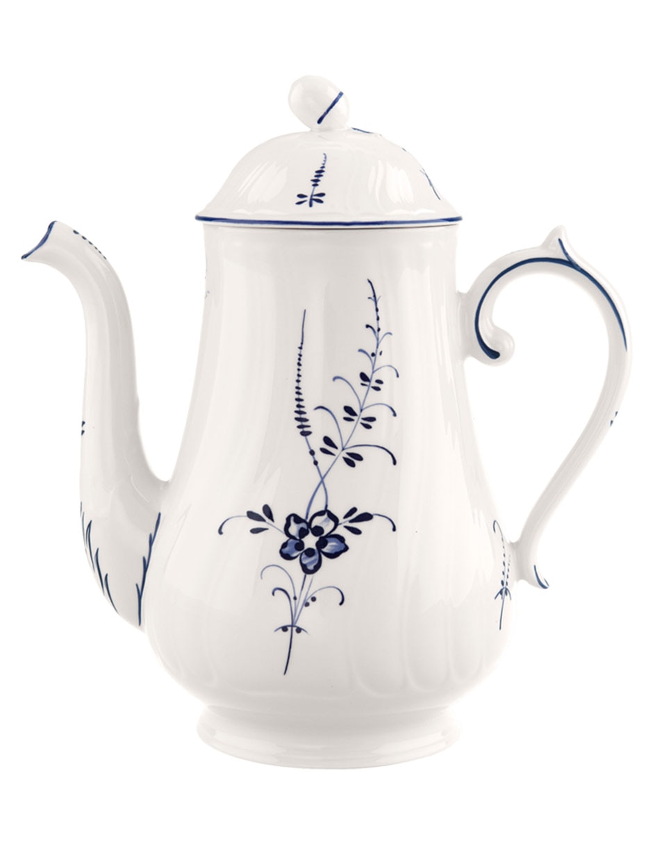 Tetera convencional de porcelana