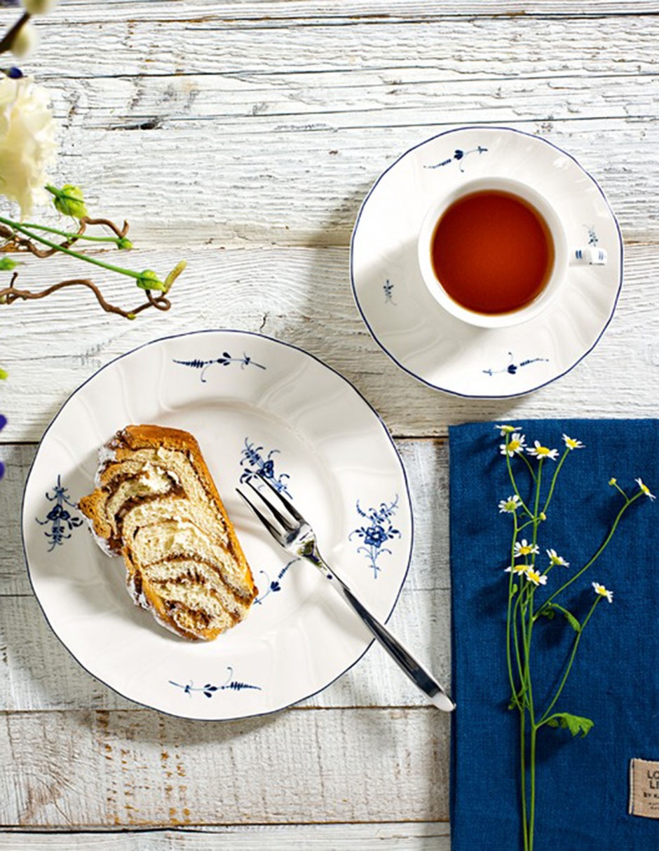 Plato postre Old Luxembourg de porcelana 3