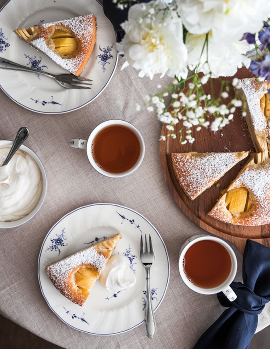 Plato postre Old Luxembourg de porcelana 4
