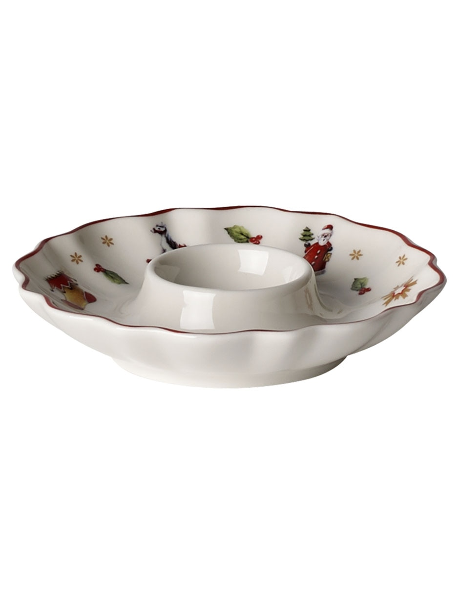 Huevera navideña Toy's Delight de porcelana 1